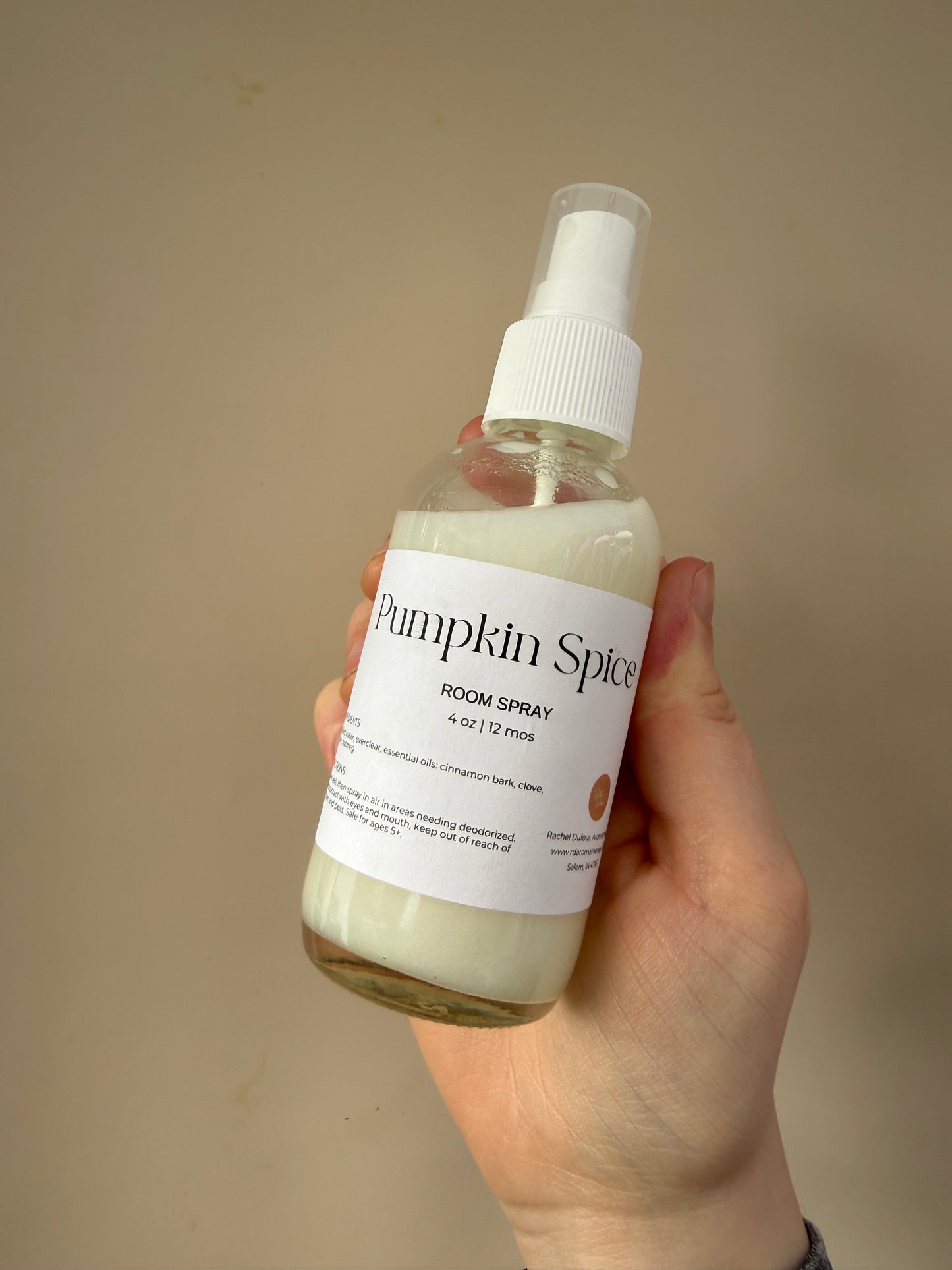 Pumpkin spice Room Spray