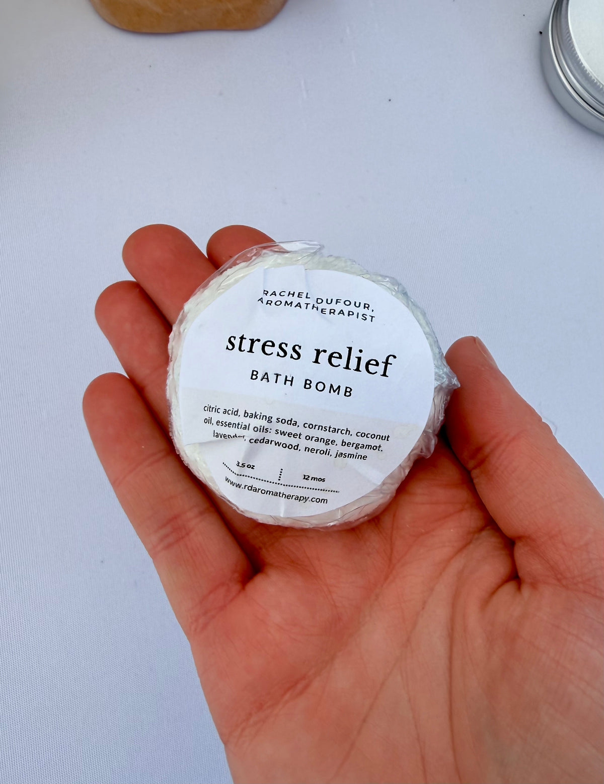 Stress Relief Bath Bomb | Lavender, Bergamot & Neroli Aromatherapy