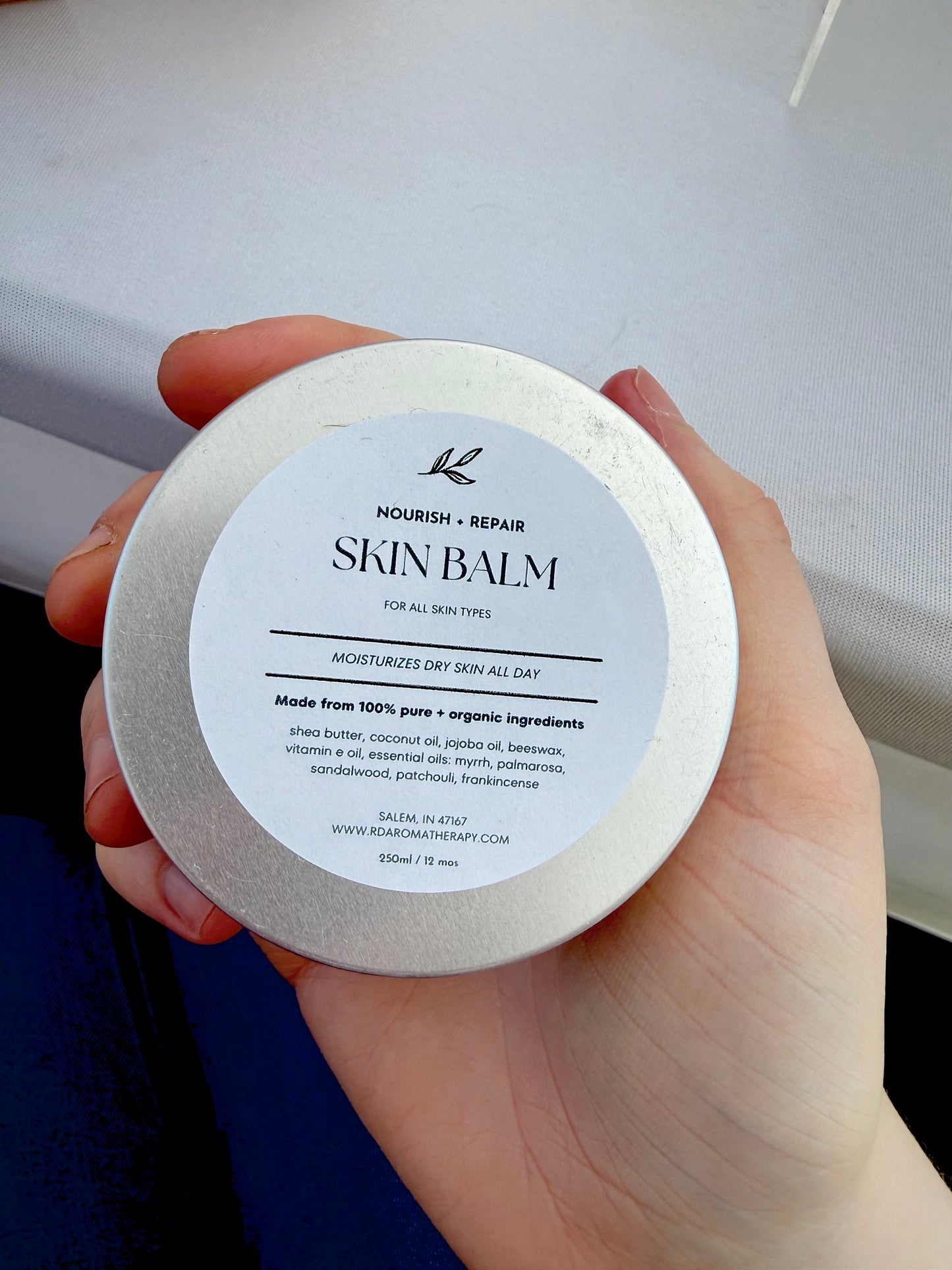 Ultra-Nourishing Dry Skin Balm – Myrrh, Sandalwood & Frankincense | Deep Hydration for Winter Skin