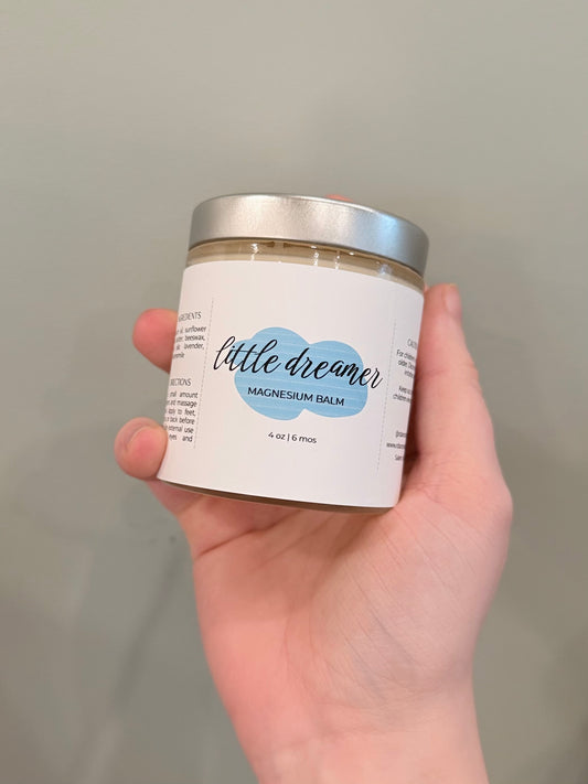 Baby Bedtime Magnesium Balm – Gentle Lavender & Roman Chamomile, 4 oz