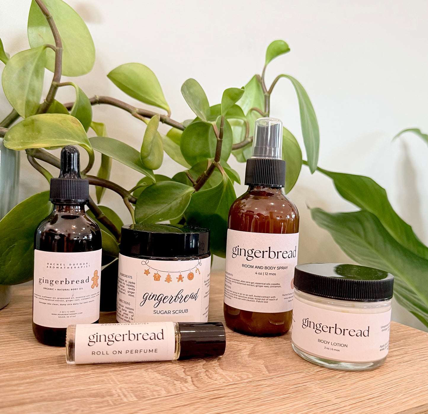 Gingerbread Collection LIMITED EDITION – Holiday Essential Oil Blend | Roll-On, Lotion, Sugar Scrub, Body Oil, Room & Body Spray, or Full Gift Bundle