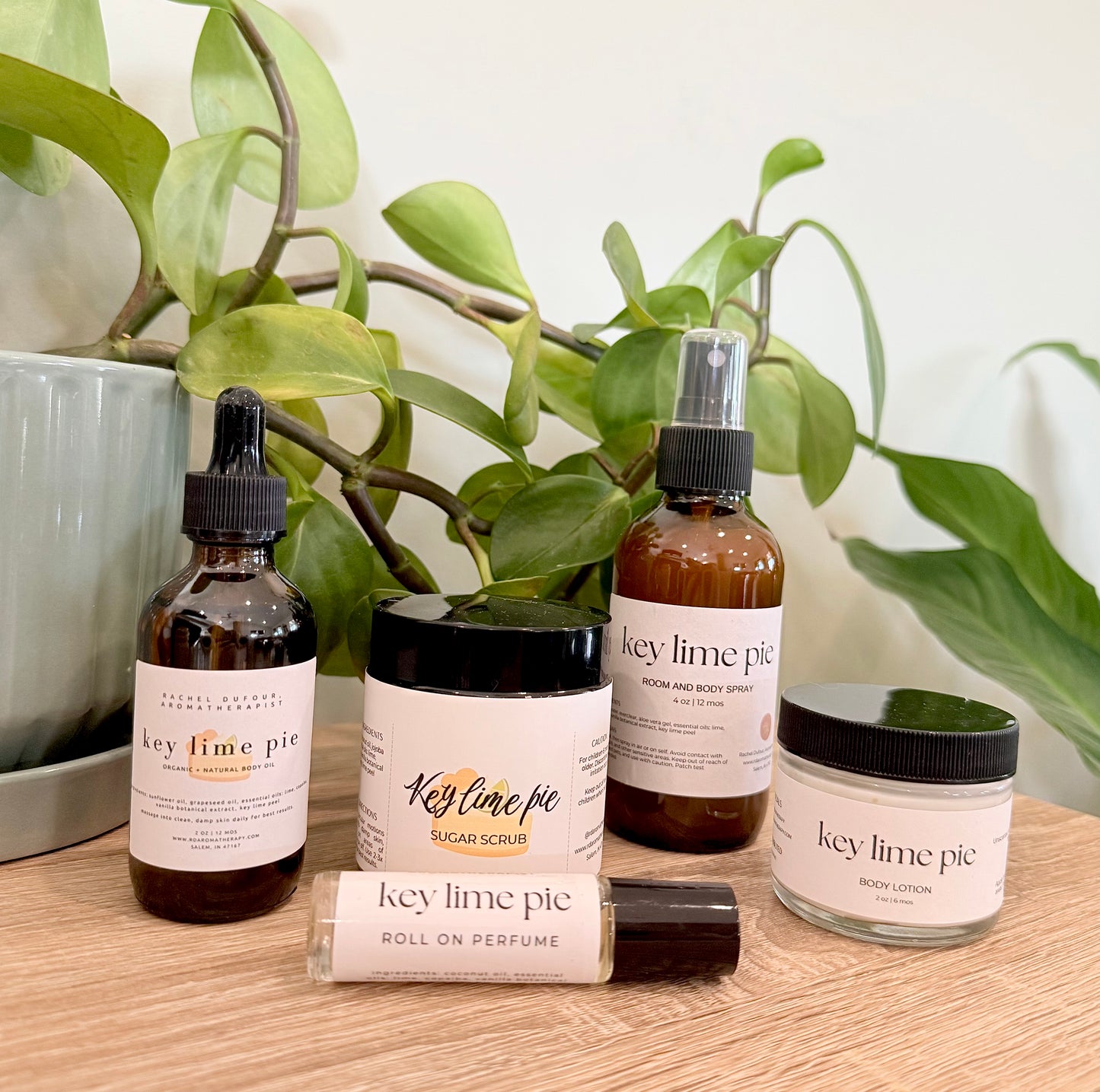 Key Lime Pie Collection LIMITED EDITION – Holiday Essential Oil Blend | Roll-On, Lotion, Sugar Scrub, Body Oil, Room & Body Spray, or Full Gift Bundle