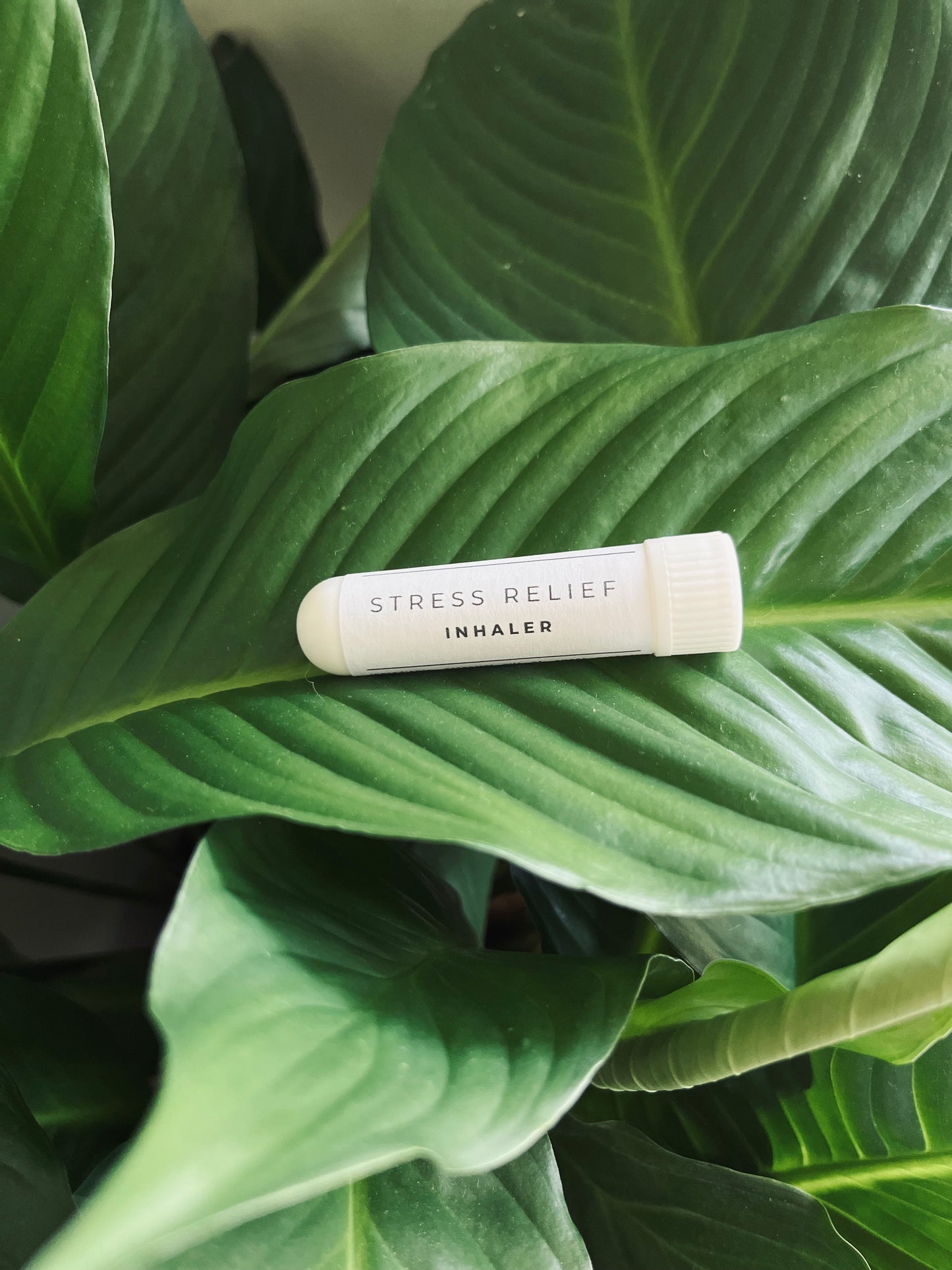 Stress Relief Inhaler with Essential Oils