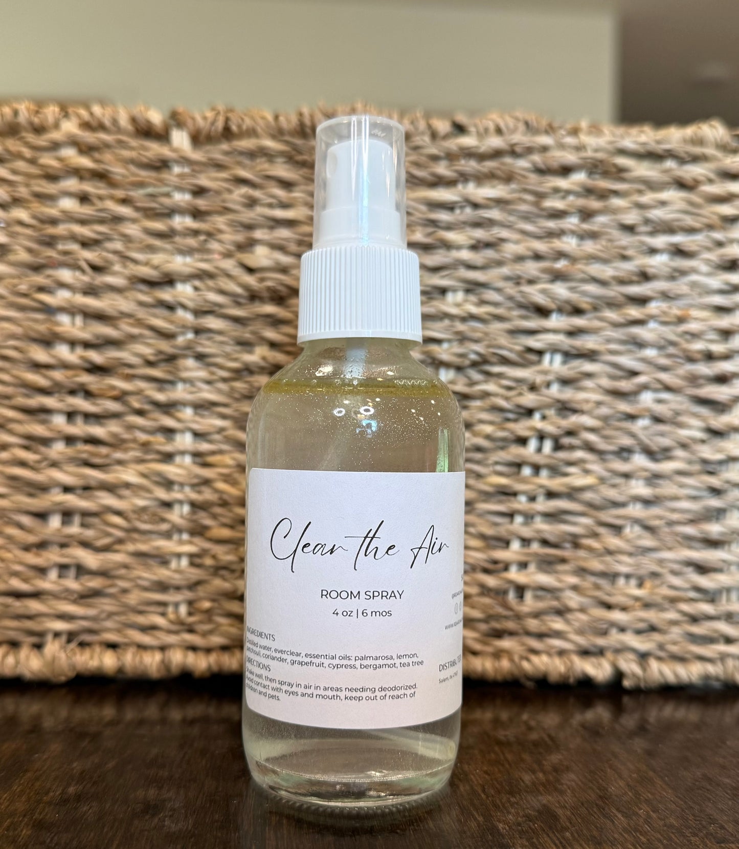Clear the Air Room Spray – Purifying Essential Oil Air Freshener