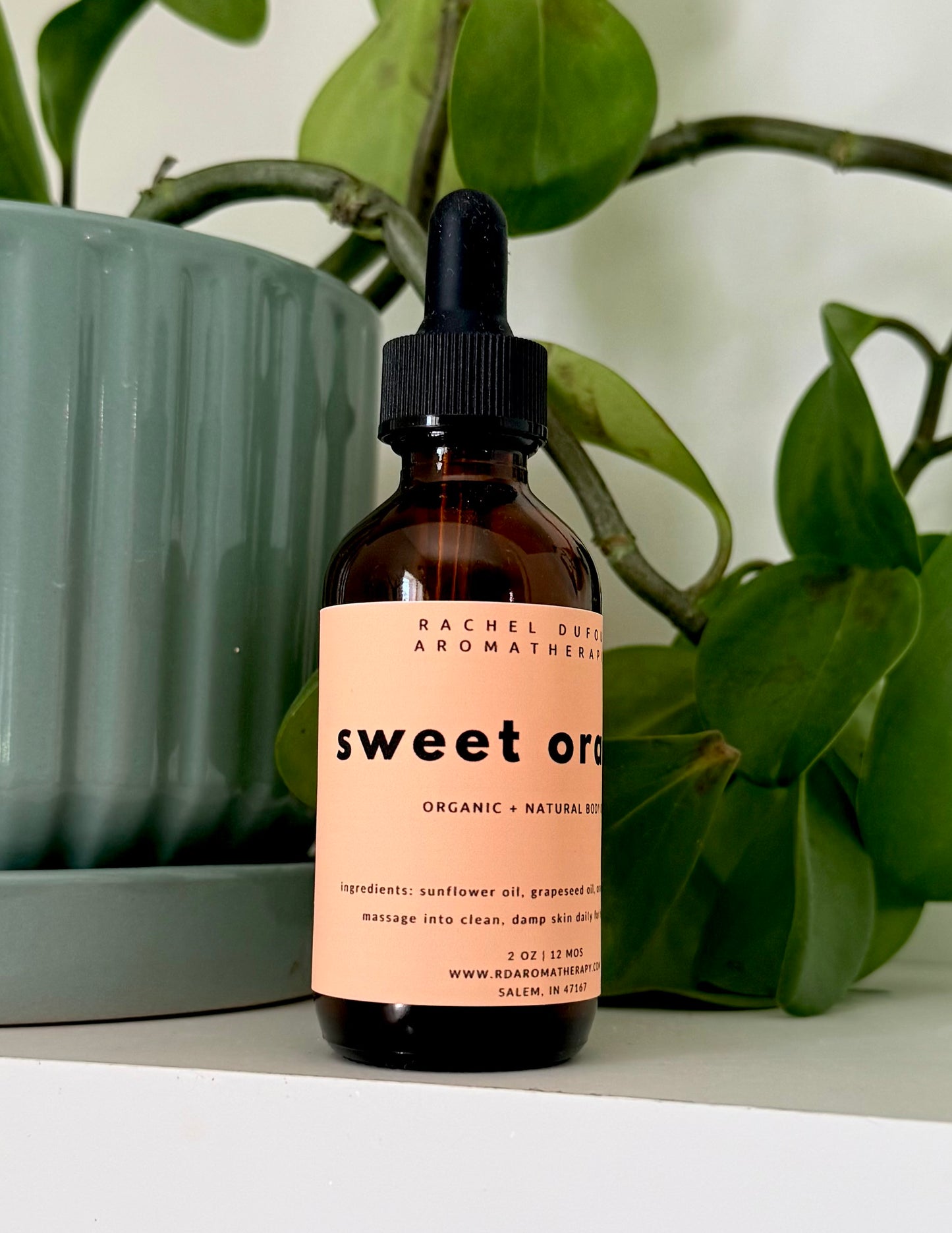 Aromatherapy Body Oil | Lightweight Moisturizing Oil | Lavender, Orange, Vanilla & Stress Relief Blends | Natural Skin Care