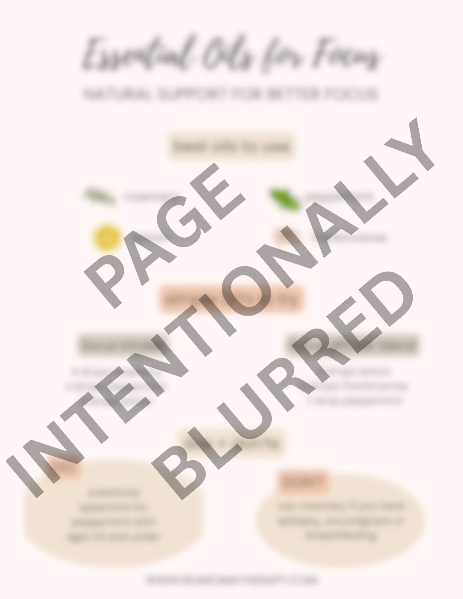 Blurred product image with text overlay indicating intentional blurring.