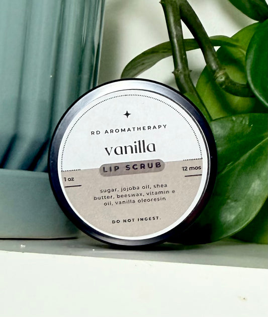 Natural Sugar Lip Scrub | Exfoliating Lip Scrub with Jojoba Oil, Shea Butter & Essential Oils