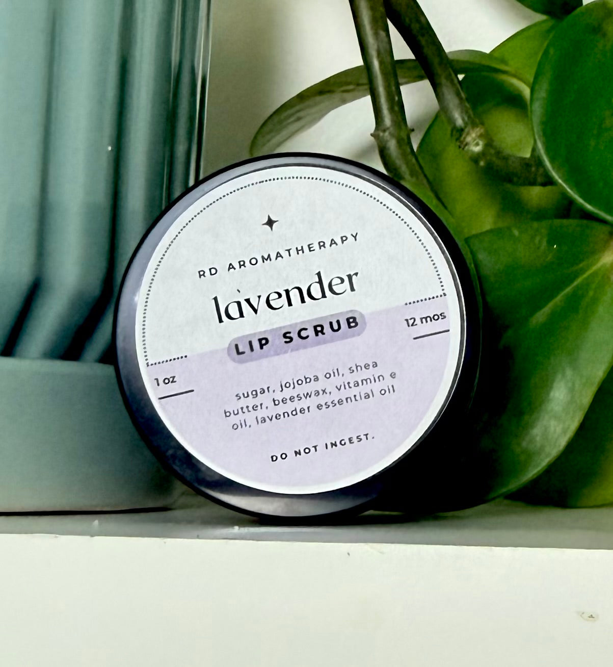 Natural Sugar Lip Scrub | Exfoliating Lip Scrub with Jojoba Oil, Shea Butter & Essential Oils