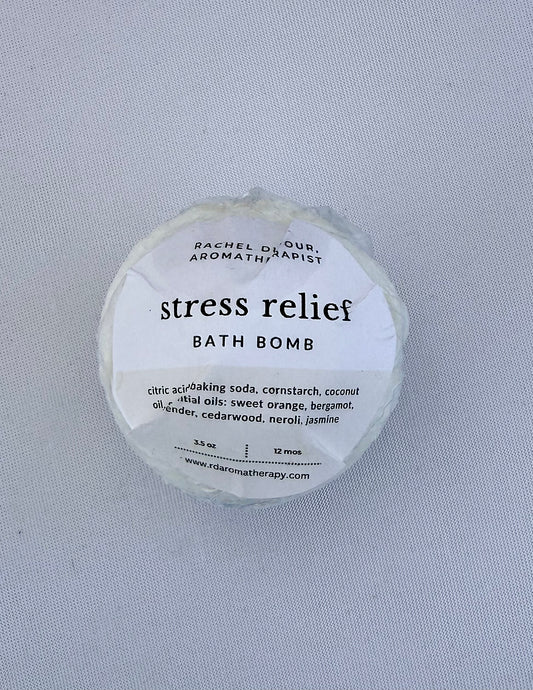 Stress Relief Bath Bomb | Lavender, Bergamot & Neroli Aromatherapy
