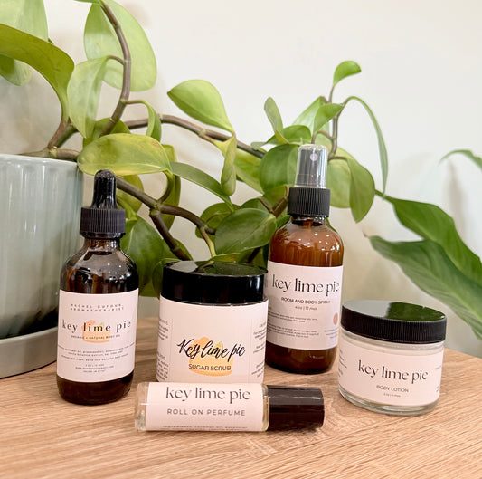 Key Lime Pie Collection LIMITED EDITION – Holiday Essential Oil Blend | Roll-On, Lotion, Sugar Scrub, Body Oil, Room & Body Spray, or Full Gift Bundle