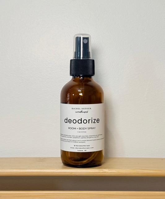 Deodorize Room Spray – Purifying Essential Oil Air Freshener