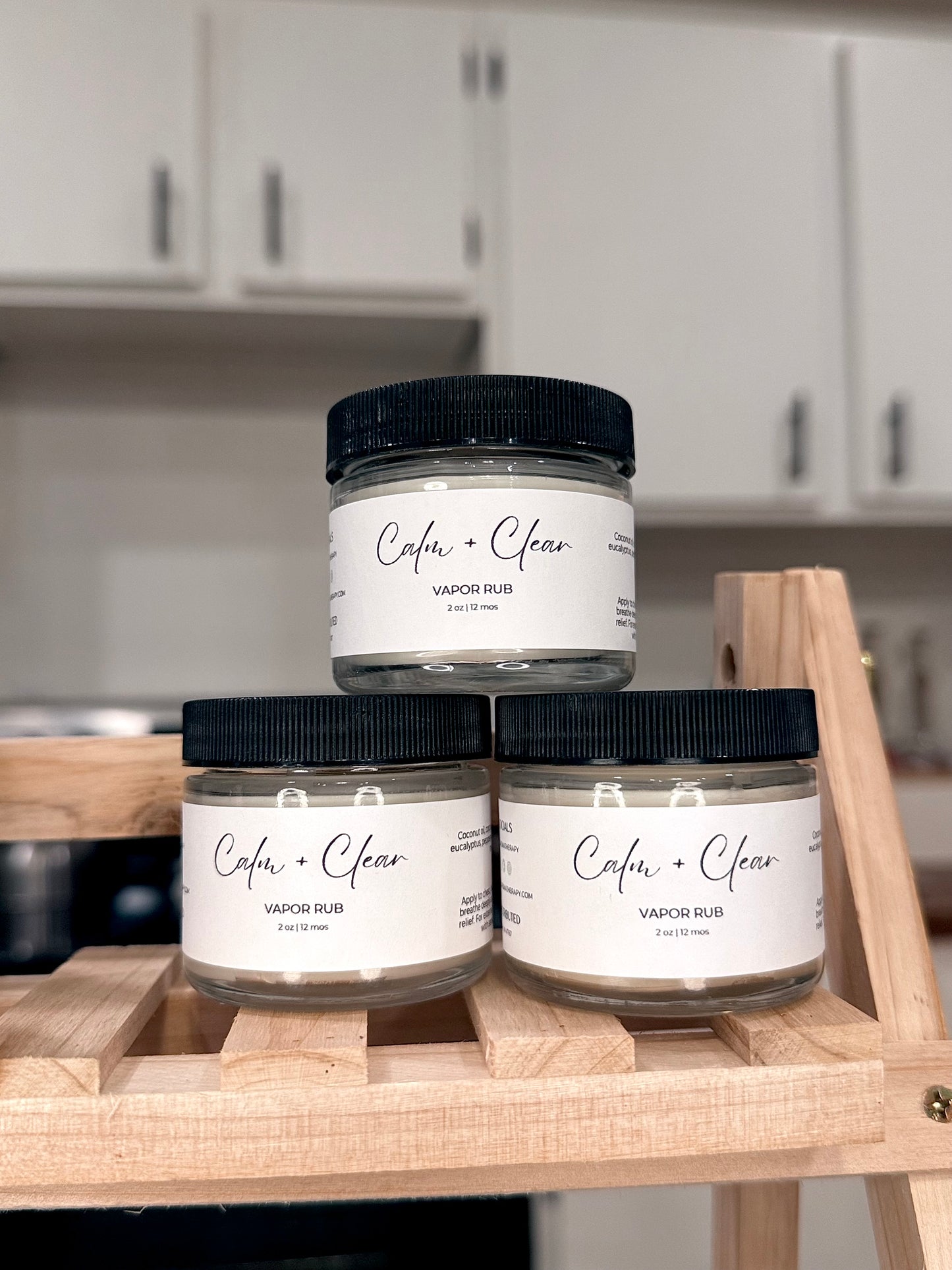 Calm & Clear Natural Vapor Balm – Eucalyptus, Peppermint & Menthol Chest Rub Alternative