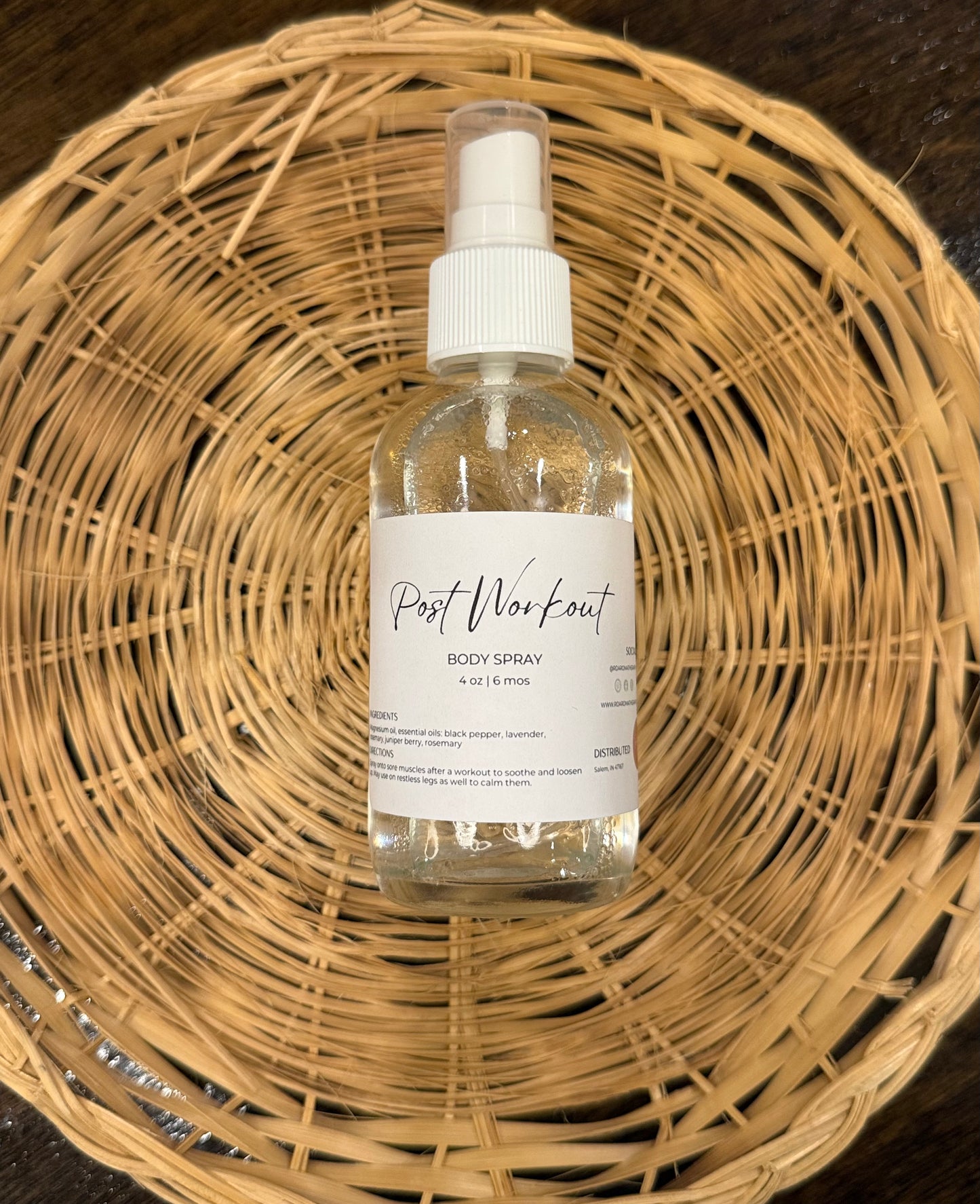 Post-Workout Magnesium Spray – Magnesium Oil with Black Pepper, Lavender, Rosemary & Juniper Berry for Muscle Recovery