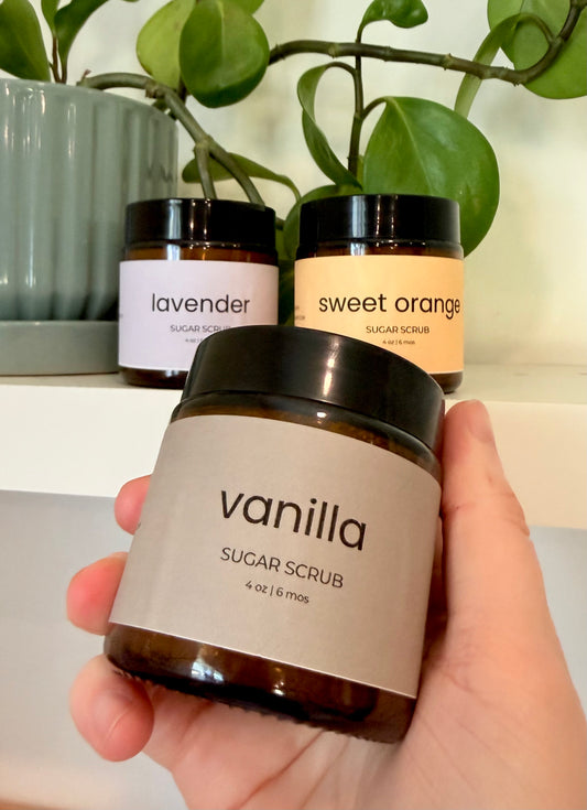 Individually Scented Exfoliating Body Scrub with Essential Oils