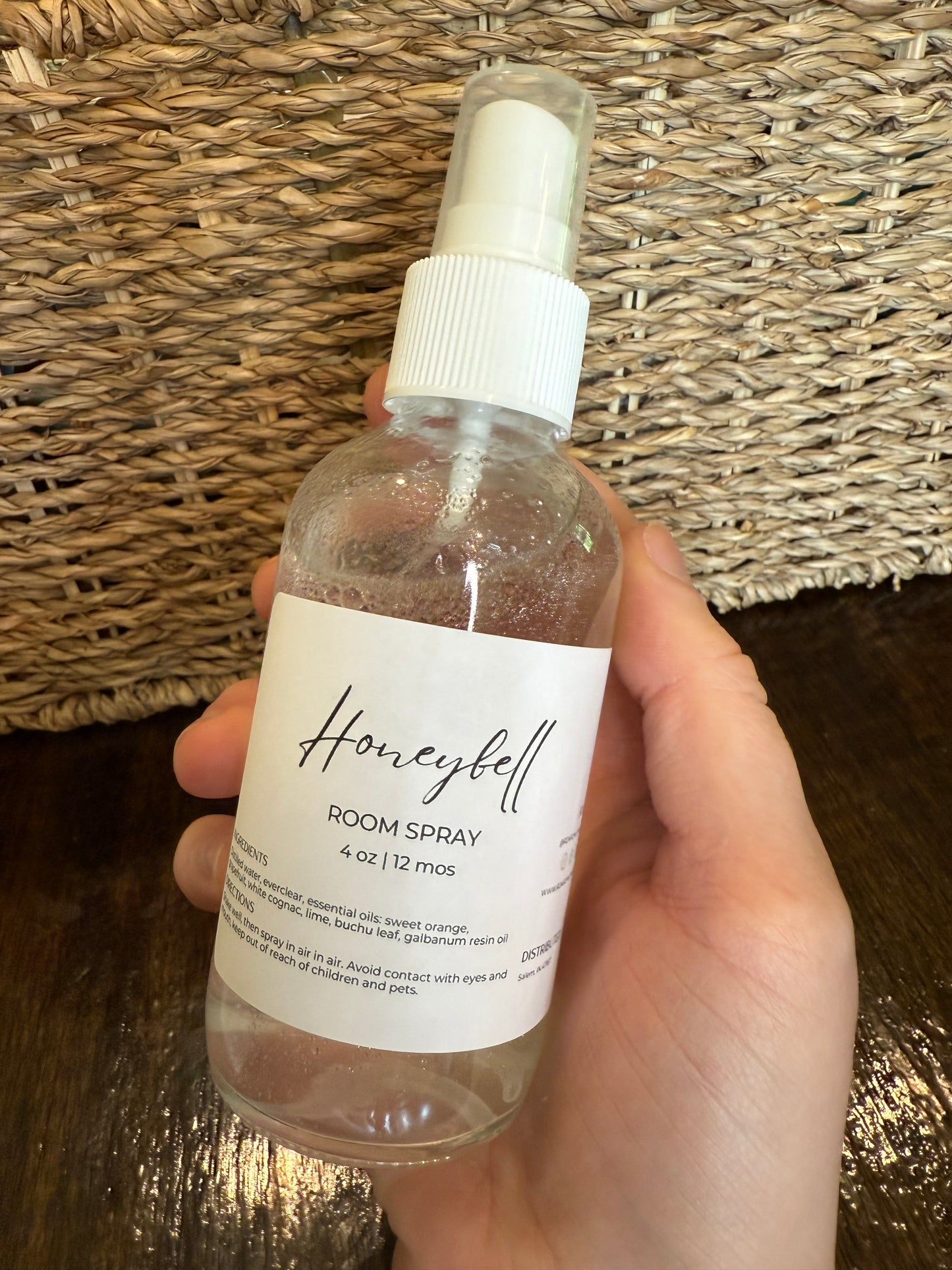 Honeybell Room Spray – Bright & Sophisticated Citrus Essential Oil Air Freshener