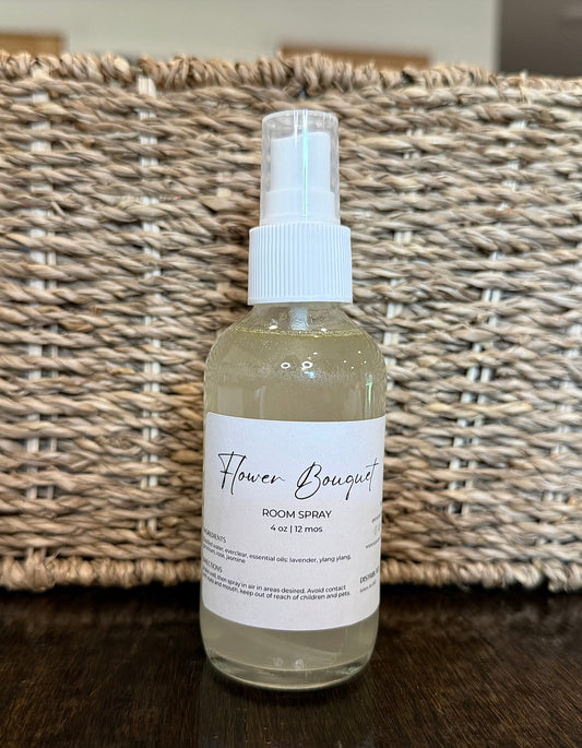 Flower Bouquet Room Spray – Calming Floral Essential Oil Air Freshener