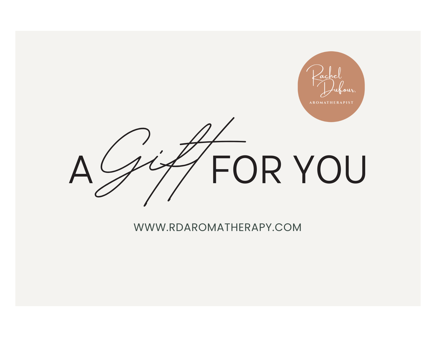 RD Aromatherapy Gift Card - Digital E-Gift